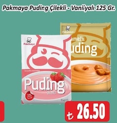 Pakmaya Puding Çilekli/Vanilyalı 125 gr