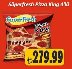 SüperFresh Pizza King 4'lü