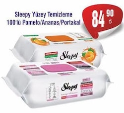 Sleepy Yüzey Temizleme 100'lü Çeşitleri
