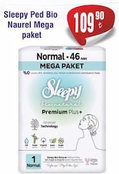 Sleepy Ped Bio Natural 1 Mega Paket 46'lı