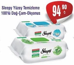 Sleepy Yüzey Temizleme 100'lü Çeşilteri