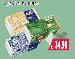 Aqua Çek Al Mendil 250'li