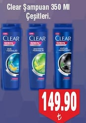 Clear Şampuan 350 ml Çeşitleri