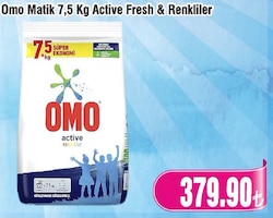 Omo Matik 7,5 kg Active Fresh & Renkliler