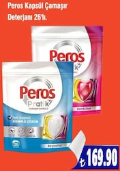 Peros Kapsül Çamaşır Deterjanı 26'lı