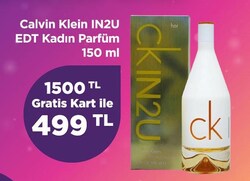 Calvin Klein In2u Edt Kadın Parfüm 150 ml 