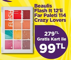 Beaulis Flash It 114 Crazy Lovers 12'li Far Paleti