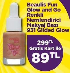 Beaulis Fun Glow and Go Renkli Nemlendirici Makyaj Bazı 931 Gilded Glow