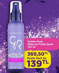 Golden Rose Makeup Fixing 120 ml Makyaj Sabitleyici Sprey