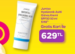 Jumiso Waterfull Hyaluronic Acid Sunscreen Spf50 Pa Nemlendirici Hibrit Uv Filtreli Güneş Kremi 50ml