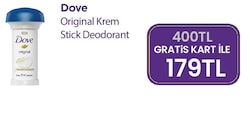 Dove Original Krem Stick Deodorant 50 ml