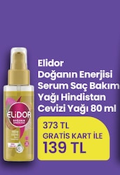 Elidor Doğanın Enerjisi Hindistan Cevizli Saç Bakım Yağı 80 ml