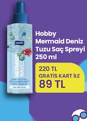 Hobby Mermaid Deniz Tuzu Etkili Doğal Dalgalar 250 ml Saç Spreyi