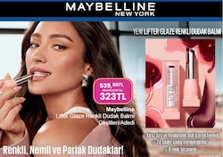 Maybelline New York Lifter Glaze Shea Yağı ve Hyalüronik Asit içeren Dudak Nemlendirici