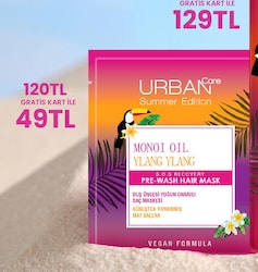 Urban Care Monoi Oil & Ylang Ylang Duş Öncesi Saç Bakım Maskesi 50 ml