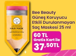 Bee Beauty Güneş Koruyucu Etkili Durulanmayan Saç Maskesi 25 ml
