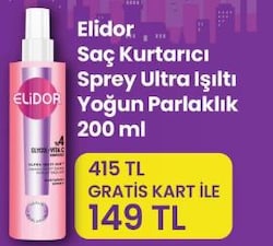Elidor Glycol + Vita C Ultra Işıltı 100 Kurtarıcı Sprey 200 ml