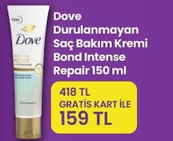 Dove Bond Intense Repair 150 ml Durulanmayan Saç Kremi