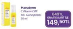 Maru.Derm C Vitamini 50 ml 50 Faktör Güneş Kremi