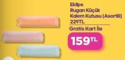 Eklips Rugan Küçük Kalem Kutusu Asortili 