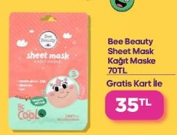 Bee Beauty Sheet Mask Kağıt Maske 