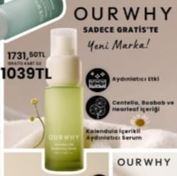 Ourwhy Kalendula İçerikli Aydınlatıcı Serum