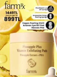 Farm Rx Ananas ve C Vitamini İçerikli Peeling Ped