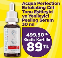 Acqua Perfection Exfoliating Cilt Tonu Eşitleyici ve Yenileyici Peeling Serum 30 ml