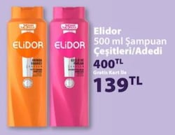 Elidor Şampuan 500 ml Çeşitleri