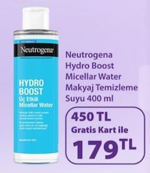 Neutrogena Hydro Boost Micellar Water Makyaj Temizleme Suyu 400 ml