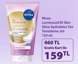Nivea Luminous630 Skin Glow Aydınlatıcı Yüz Temizleme Jeli 150 ml