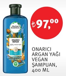 Herbal Essences Onarıcı Argan Yağı Vegan Şampuan 400 ml