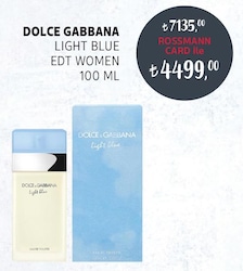 Dolce&Gabbana Light Blue EDT 100 ml Kadın Parfüm