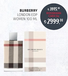Burberry London For Women Edp 100 Ml