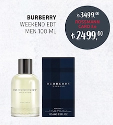 Burberry Weekend EDT 100 ml Erkek Parfüm