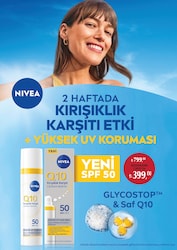 NIVEA Q10 SPF50 Gündüz Yüz Bakım Kremi 40 ml, Saf Q10, Güneş Koruyucu,Kırışıklık Karşıtı,Nemlendirici