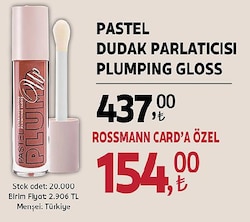 Pastel Plump Up Extra Dolgunlaştırıcı Dudak Parlatıcısı
