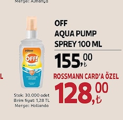 Off Sinek Kovar Losyon 100 ml