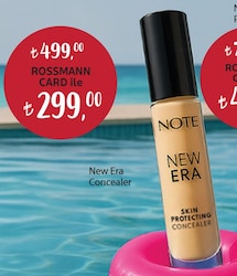 Note New Era Skin Protecting Concealer 50 Medium Beige Göz Altı Kapatıcısı