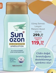 Sun Ozon Apres Melanin Boost Güneş Sonrası Losyon 200 ml