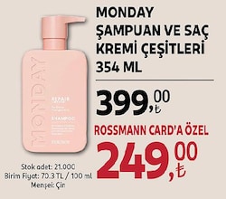 Monday Şampuan Onarıcı 354 ml