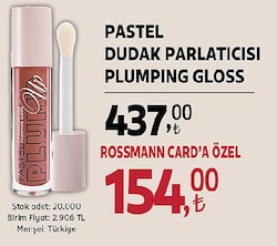 Pastel Plump Up Extra Dolgunlaştırıcı Dudak Parlatıcısı