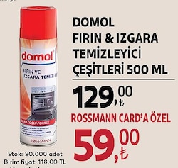 Domol 500 ml Fırın ve Izgara Temizleyici