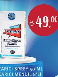 Feat 8'li Leke Çıkarıcı Mendil