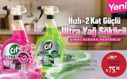 Cif Ultra Anında Etki Kir ve Yağ Çözücü 1025 ml
