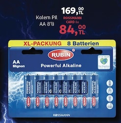 RUBIN KALEM PIL AA 8LI