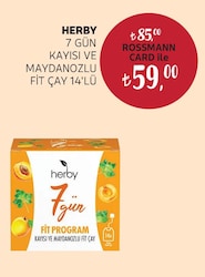 Herby 7 Gün Kayısılı Fit Çay 14'lü (14'lü)