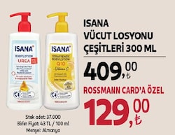 Isana %5 Üreli Vücut Losyonu 300 ml