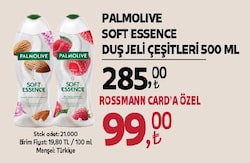 Palmolive Duş Jeli Soft Essence Ahududu 500 ml