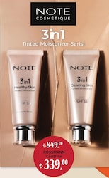 Note 3 in 1 50 Faktör Ton Eşitleyici Aydınlatıcı Krem 30 ml
